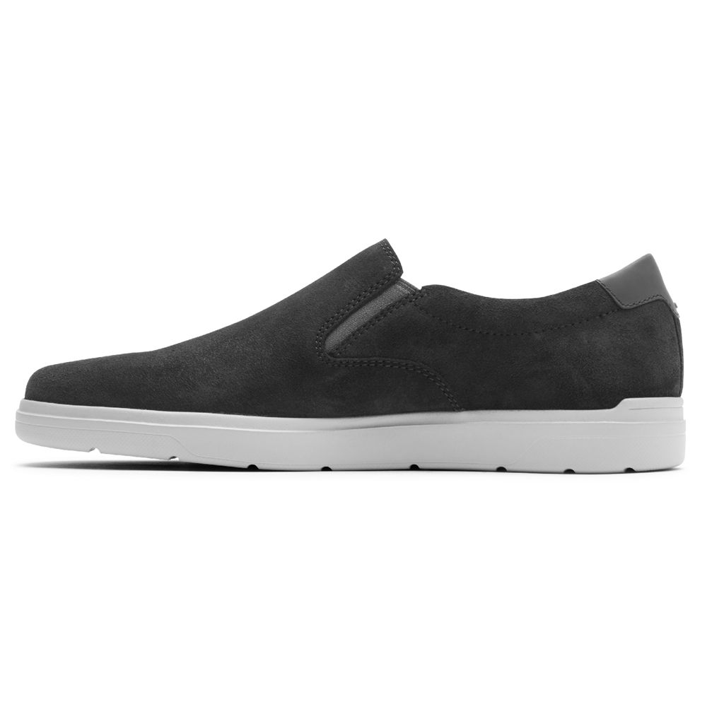 Rockport Sneakers For Mens Dark Grey - Total Motion Lite Slip-On - LQ4037912